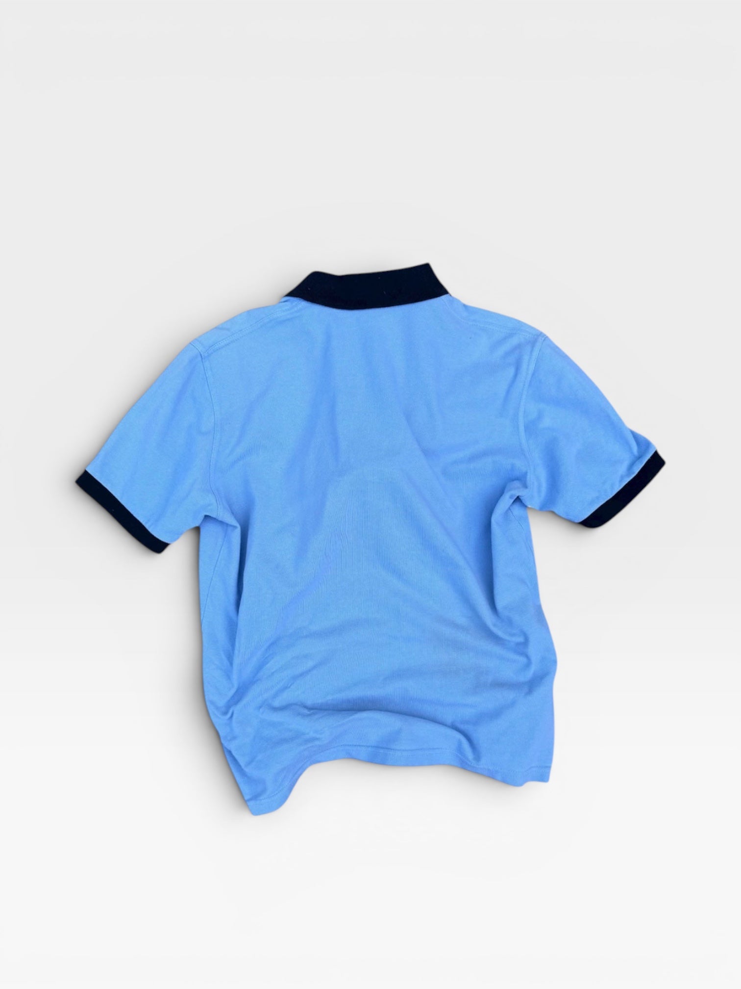 andvamos Heaven Polo — reworked HEAVEN polo, print detail