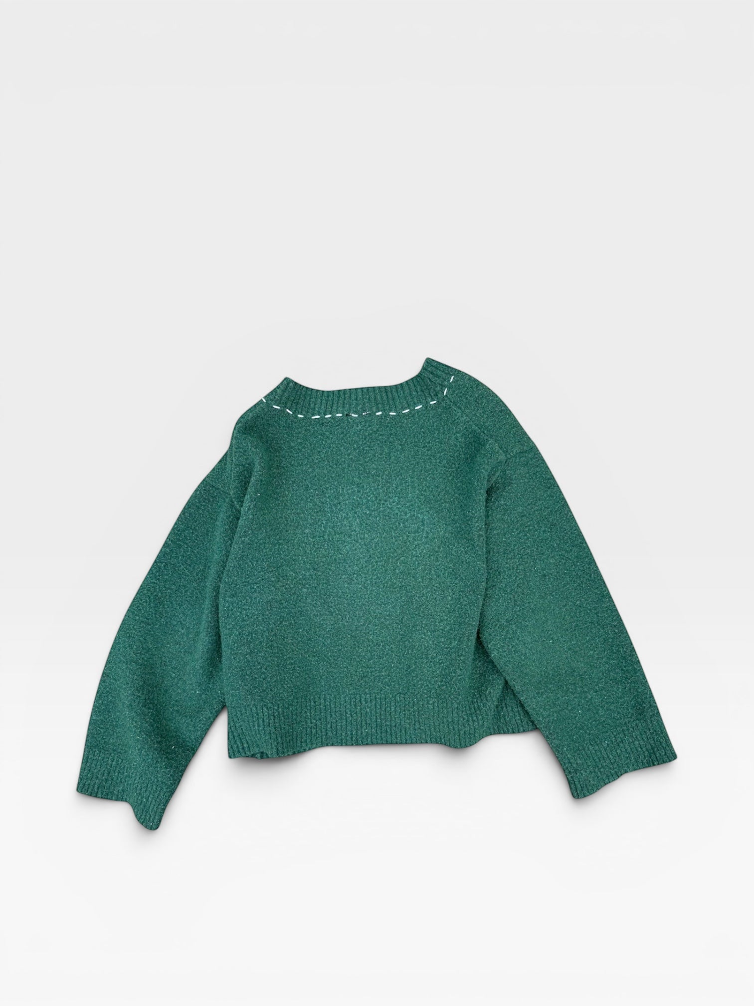 andvamos Cricket Jumper — reworked cricket jumper, cherub patch detail