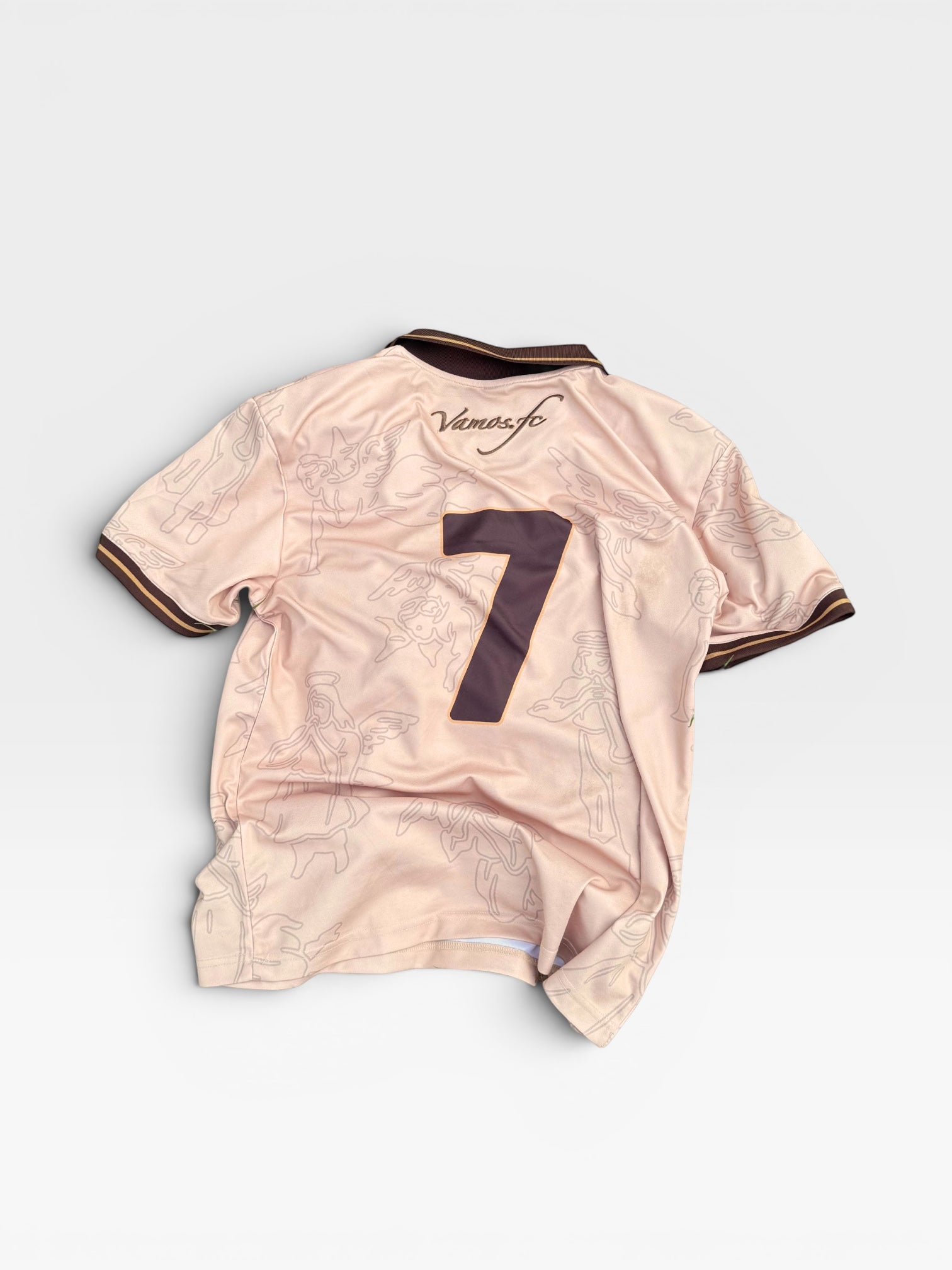 andvamos Footy Shirt back — numbered 1 of 99 limited-edition football jersey, VAMOS FC streetwear